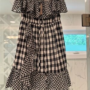 J. Crew Gingham dress/coverup